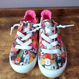 Bob's by Sketchers Dog Print Kids Size 1